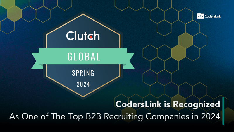 CodersLink Recognized as a Clutch Global Leader for Staffing and Recruitment Services