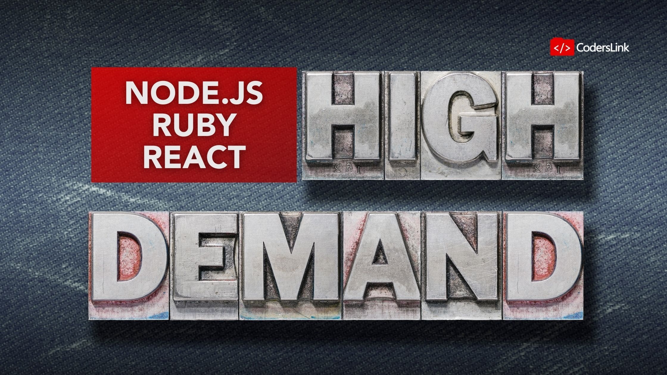 Shifts in Labor Demand for Node.js, React and Ruby Developers